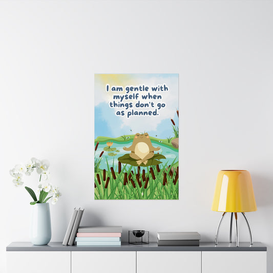 Kids Motivational Poster, Love yourself - PRINTED