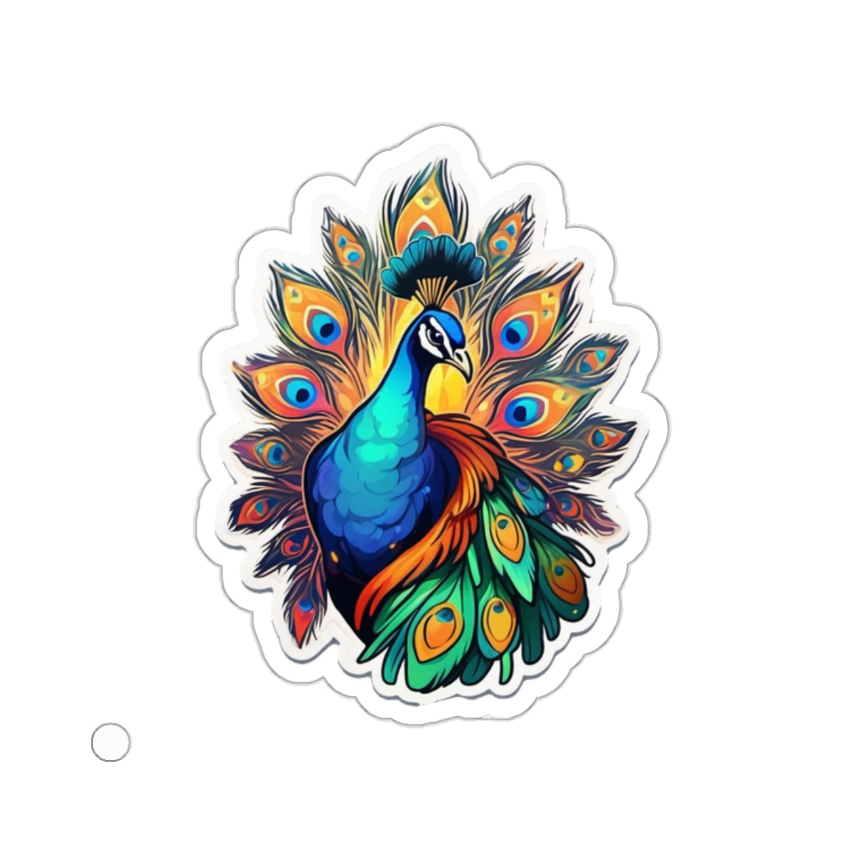 Peacock stickers