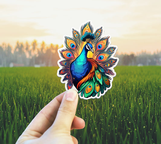 Peacock stickers