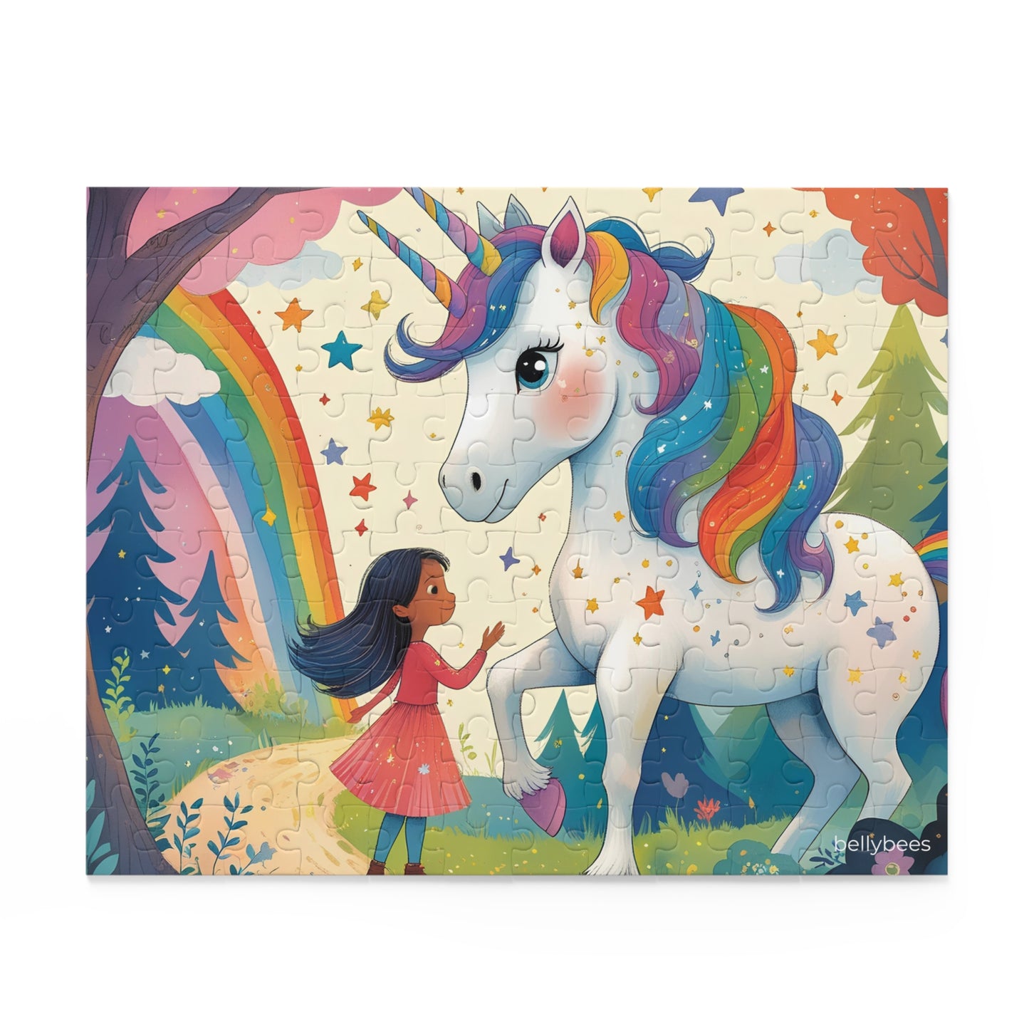 Unicorn Jigsaw Puzzle for kids with 120 pieces