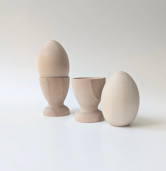 Wooden Egg in a Cup Toy
