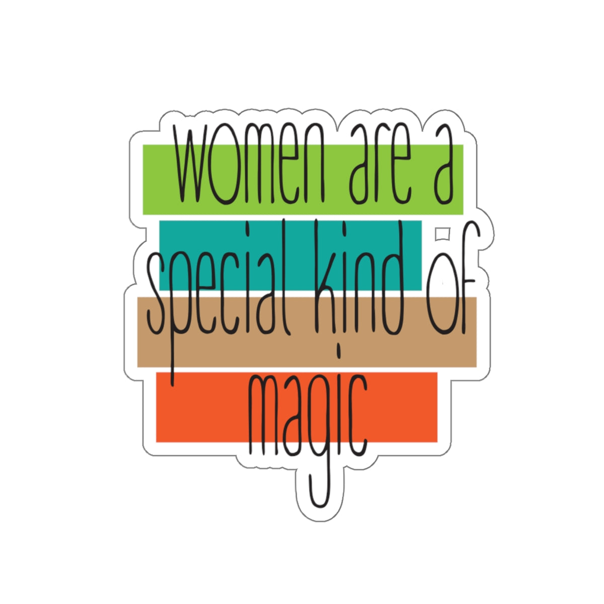 WOMEN and Magic sticker