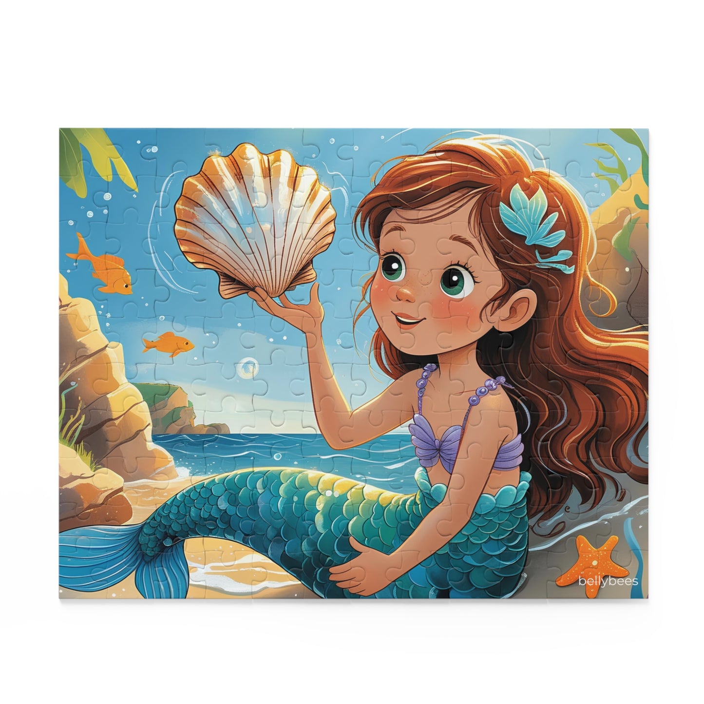 Mermaid Jigsaw Puzzle for kids with 120 pieces