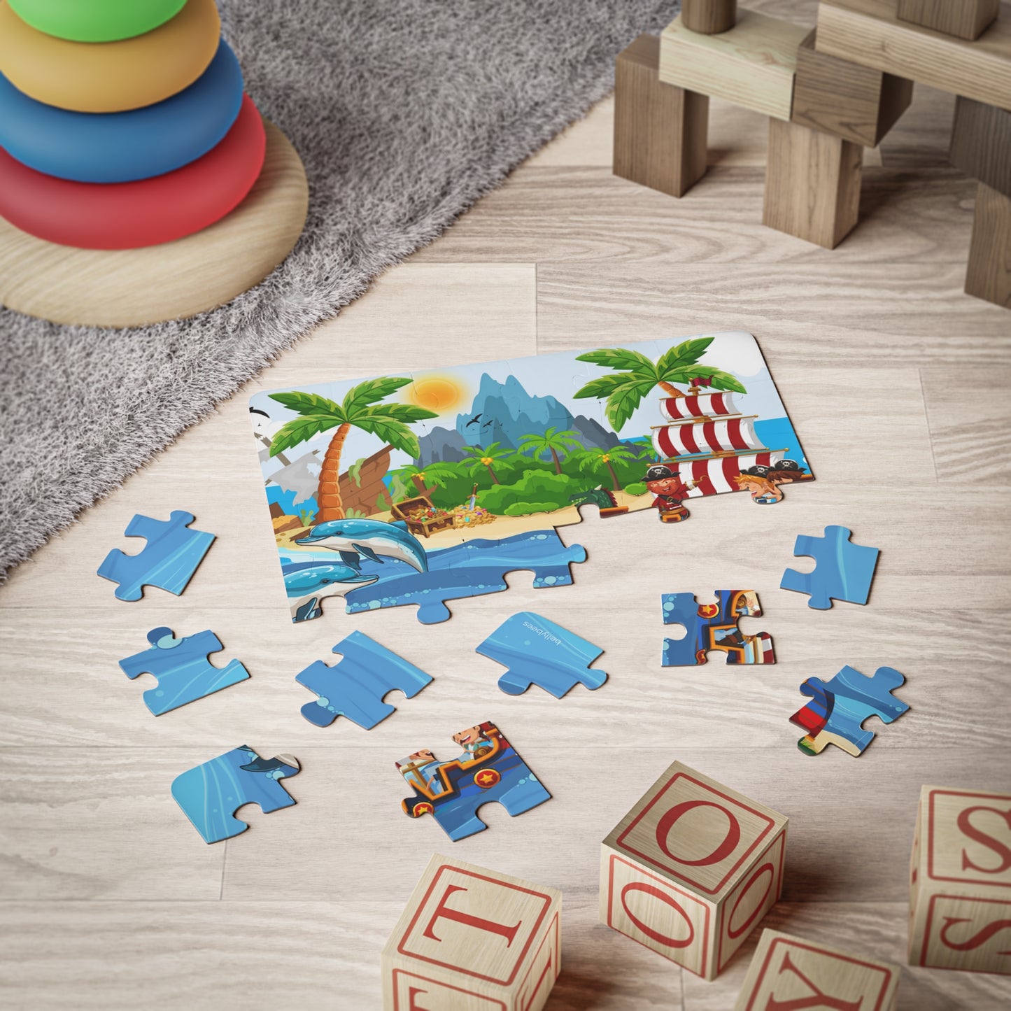 Pirate Treasure Hunt Jigsaw Puzzle - 30 pcs.