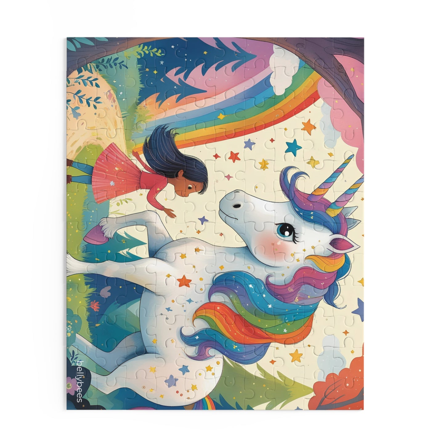 Unicorn Jigsaw Puzzle for kids with 120 pieces