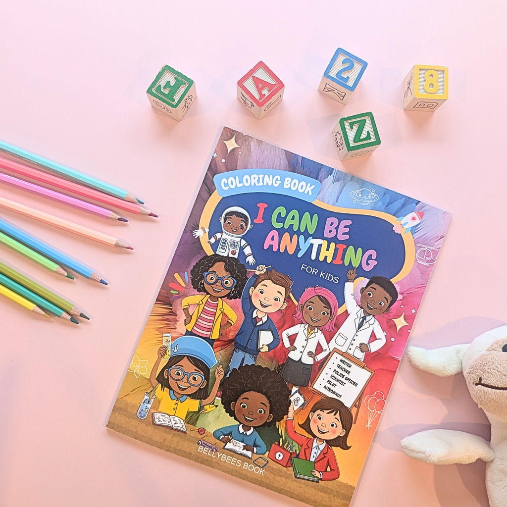 "I can be anything" coloring book for kids