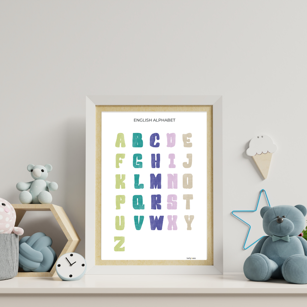 ABC Alphabet Poster Printable Set - DIGITAL DOWNLOAD