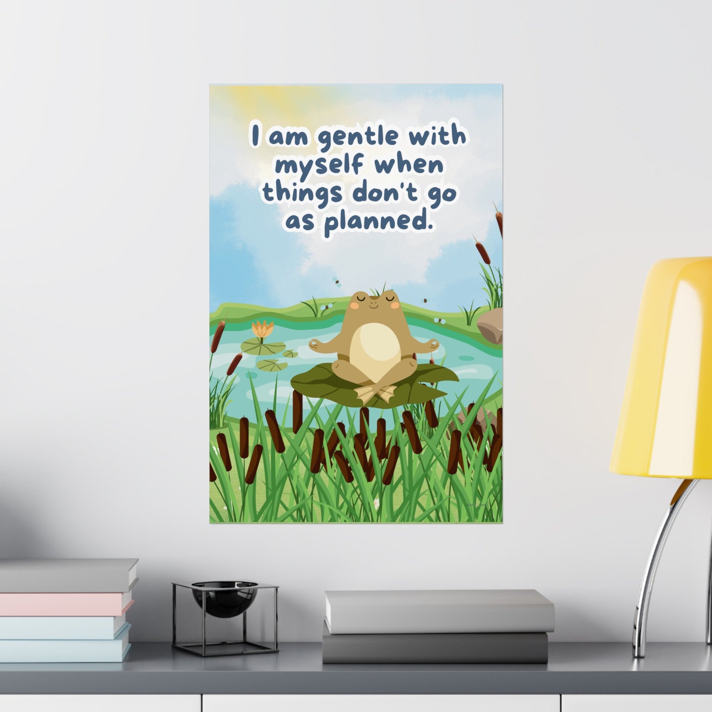 Kids Motivational Poster, Love yourself - PRINTED