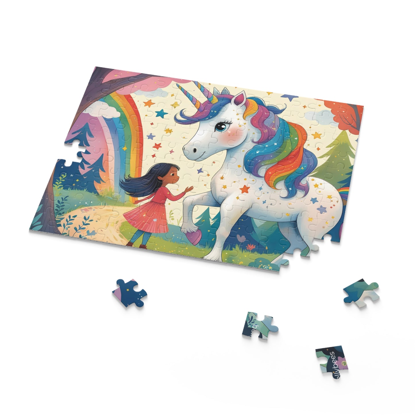 Unicorn Jigsaw Puzzle for kids with 120 pieces