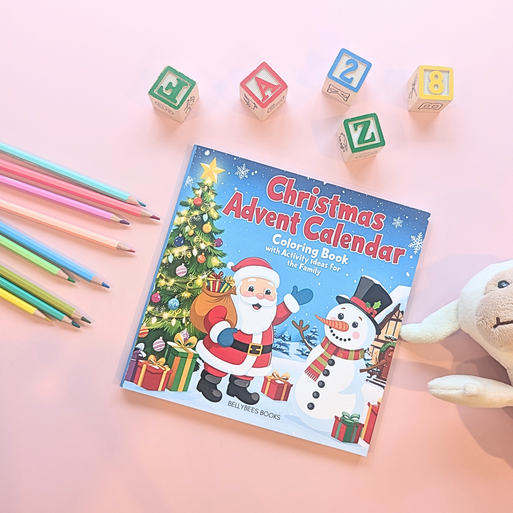 Christmas Advent Calendar Coloring Book – 24 Holiday Pages & Fun Activity Ideas