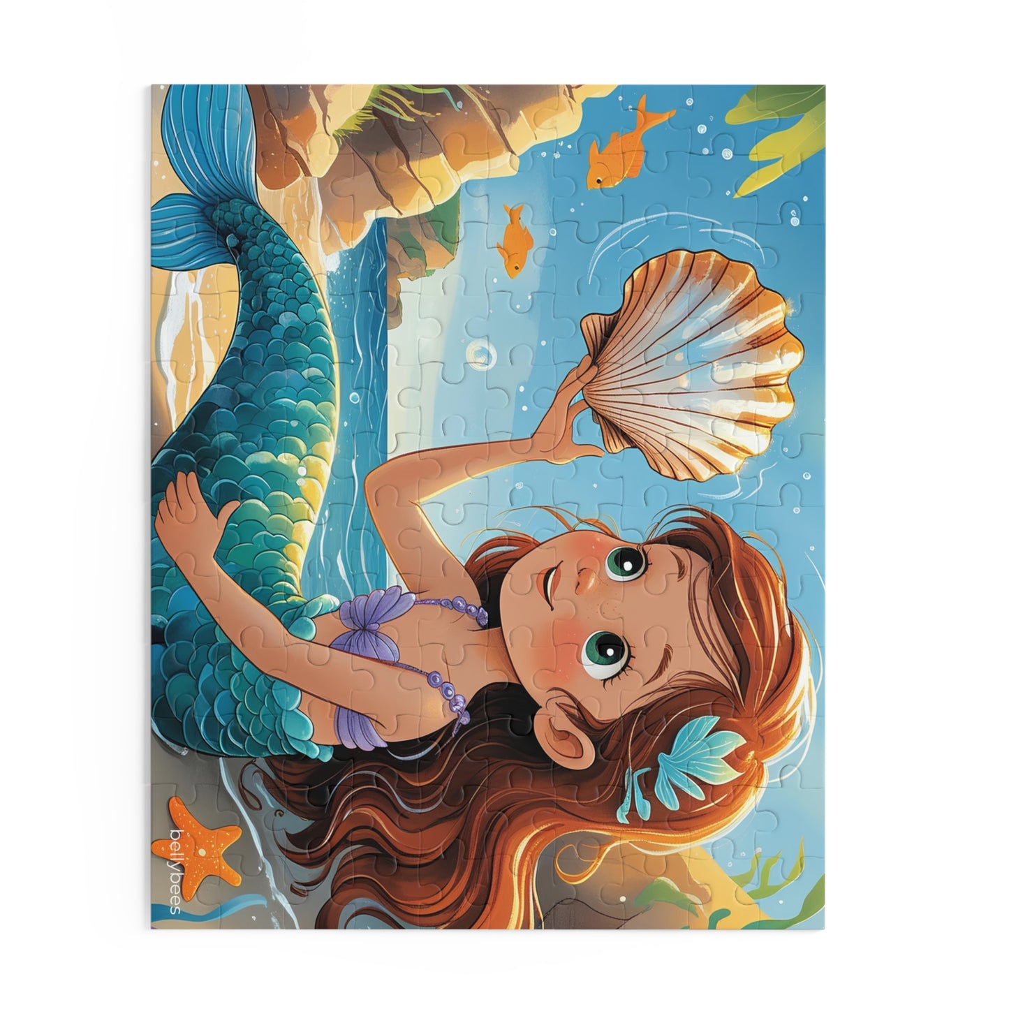 Mermaid Jigsaw Puzzle for kids with 120 pieces