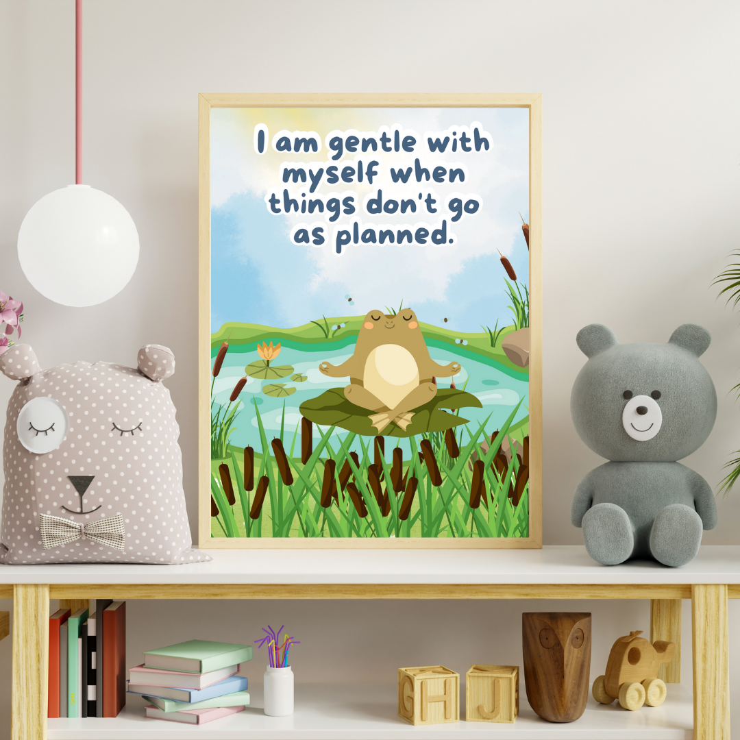 Kids Motivational Poster, Love yourself - DIGITAL