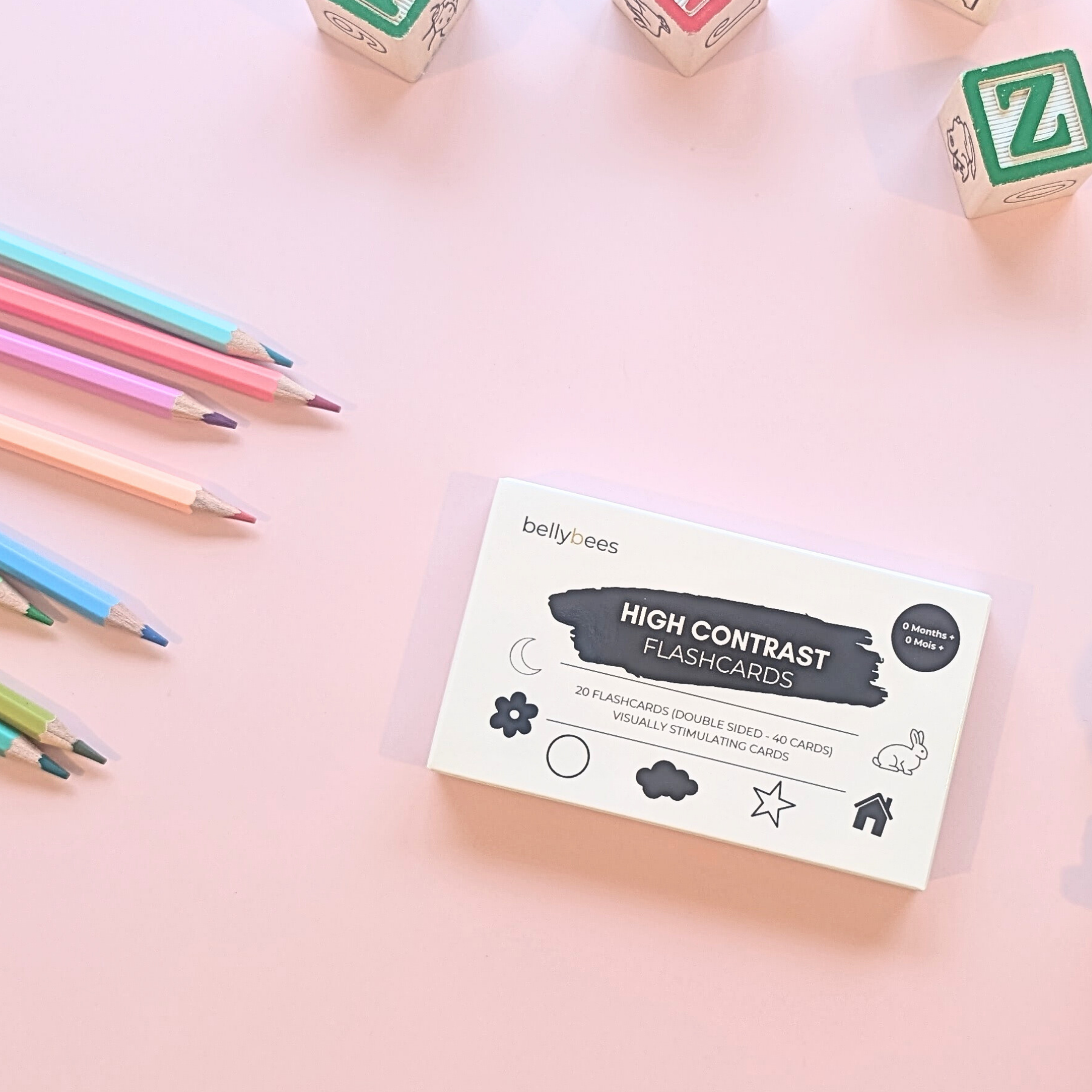 Flashcards- High Contrast