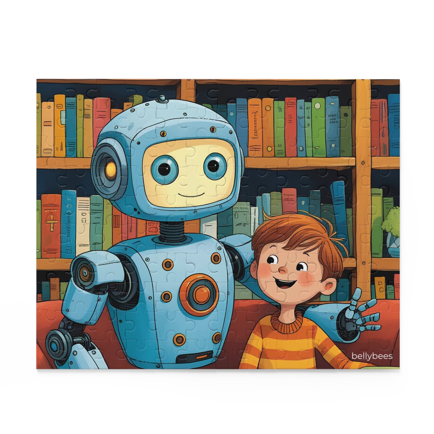 Robot Jigsaw Puzzle for kids with 120 pieces