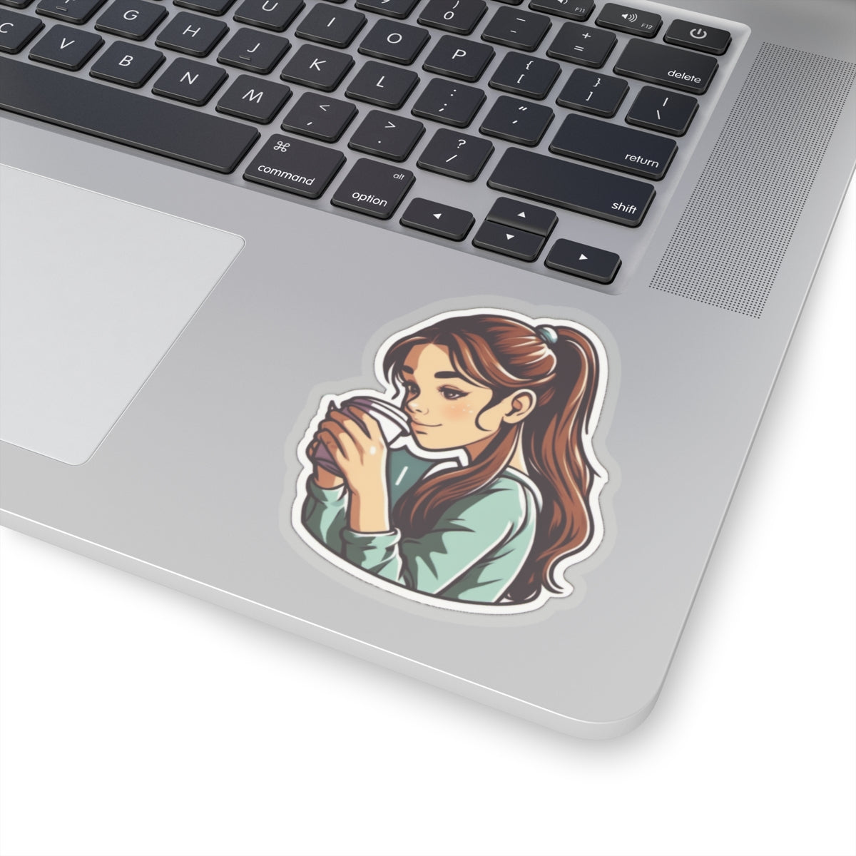 Girl power with Coffee Sticker