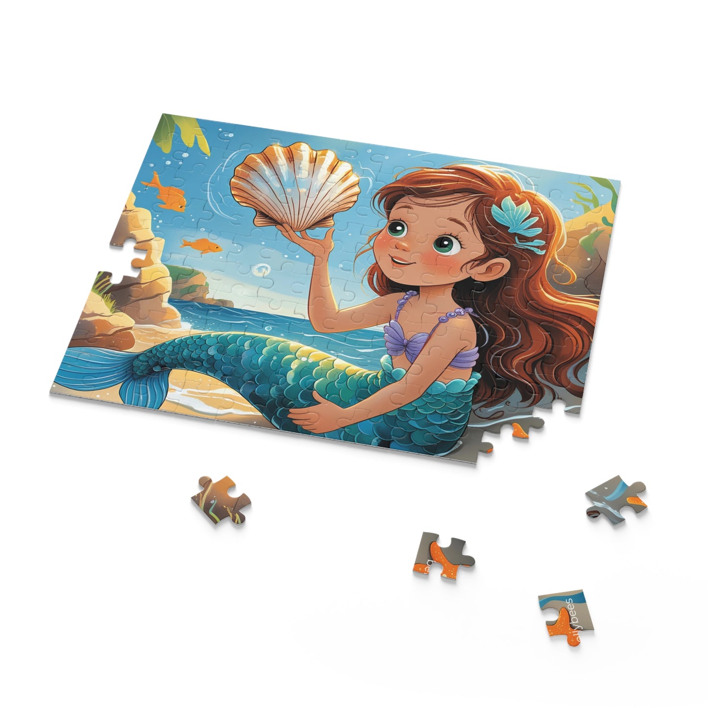 Mermaid Jigsaw Puzzle for kids with 120 pieces