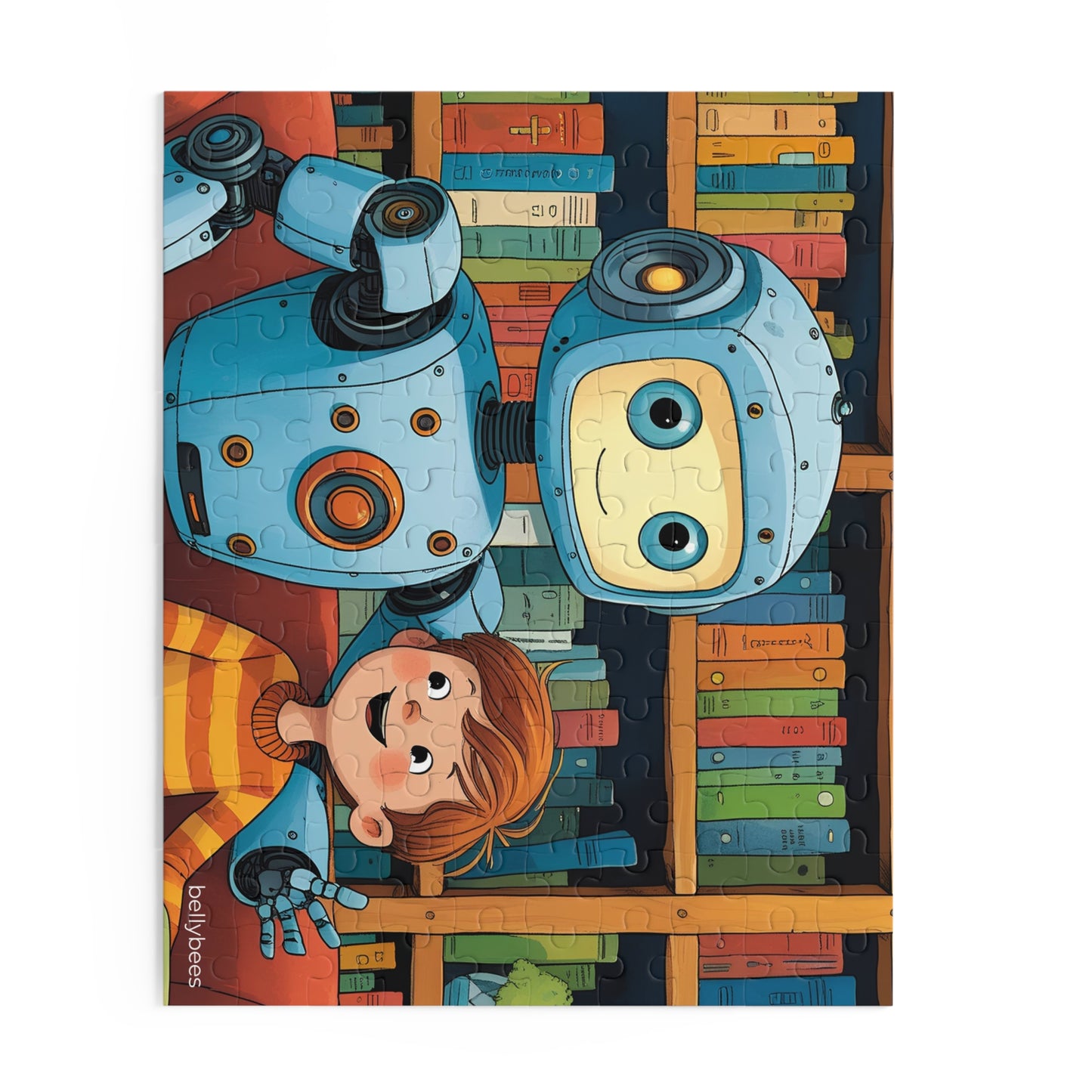 Robot Jigsaw Puzzle for kids with 120 pieces