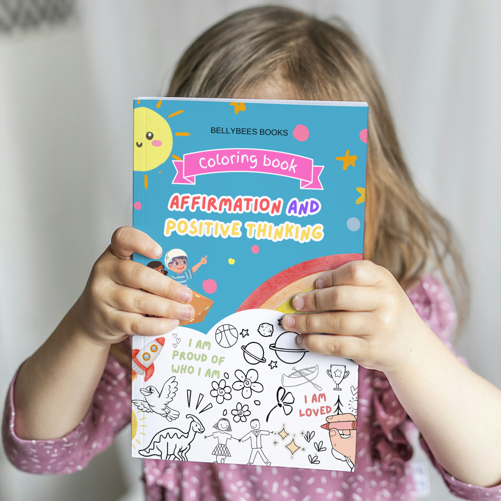 Affirmation Coloring Book for Kids Book cover 3