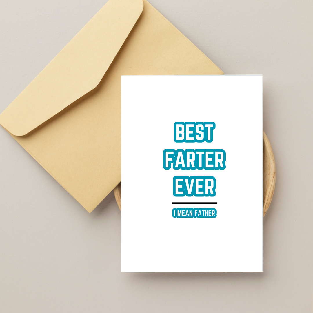 Blank Father's Day Greeting Card