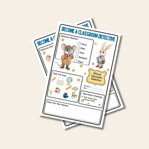 Classroom Detectives Worksheet