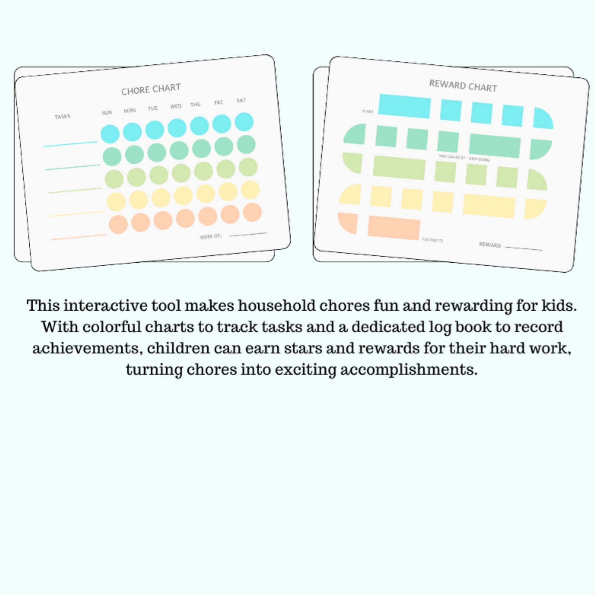 Chore Champions - Weekly Chore Chart Logs With Rewards Charts inside pages
