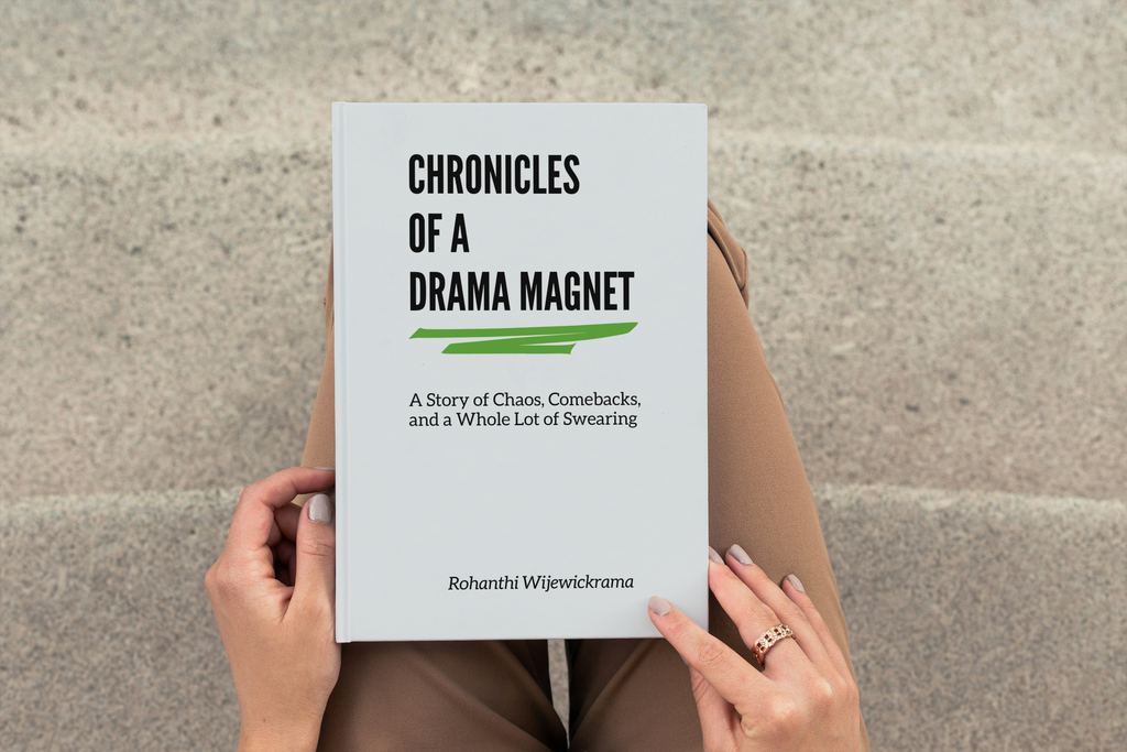 Chronicles of a Drama Magnet Book holding