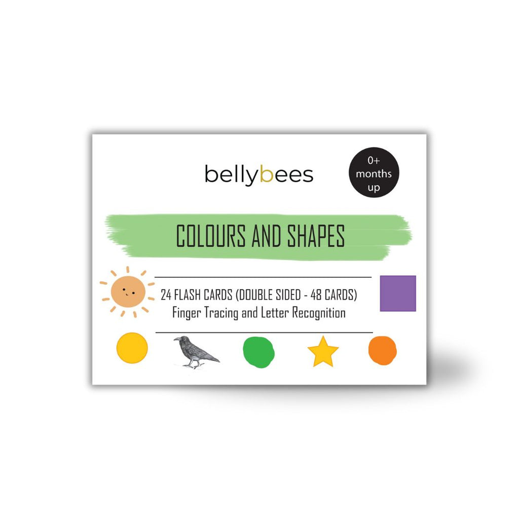 Color and Shapes flashcards digital view