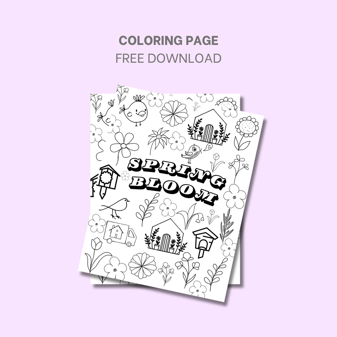 Spring Coloring Page