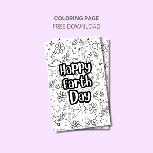 Earth Day Coloring Page