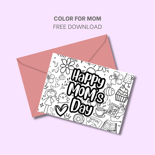 Moms Day Printable Card