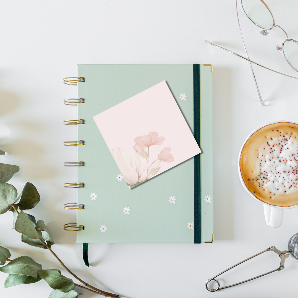 Floral Sticky Notes