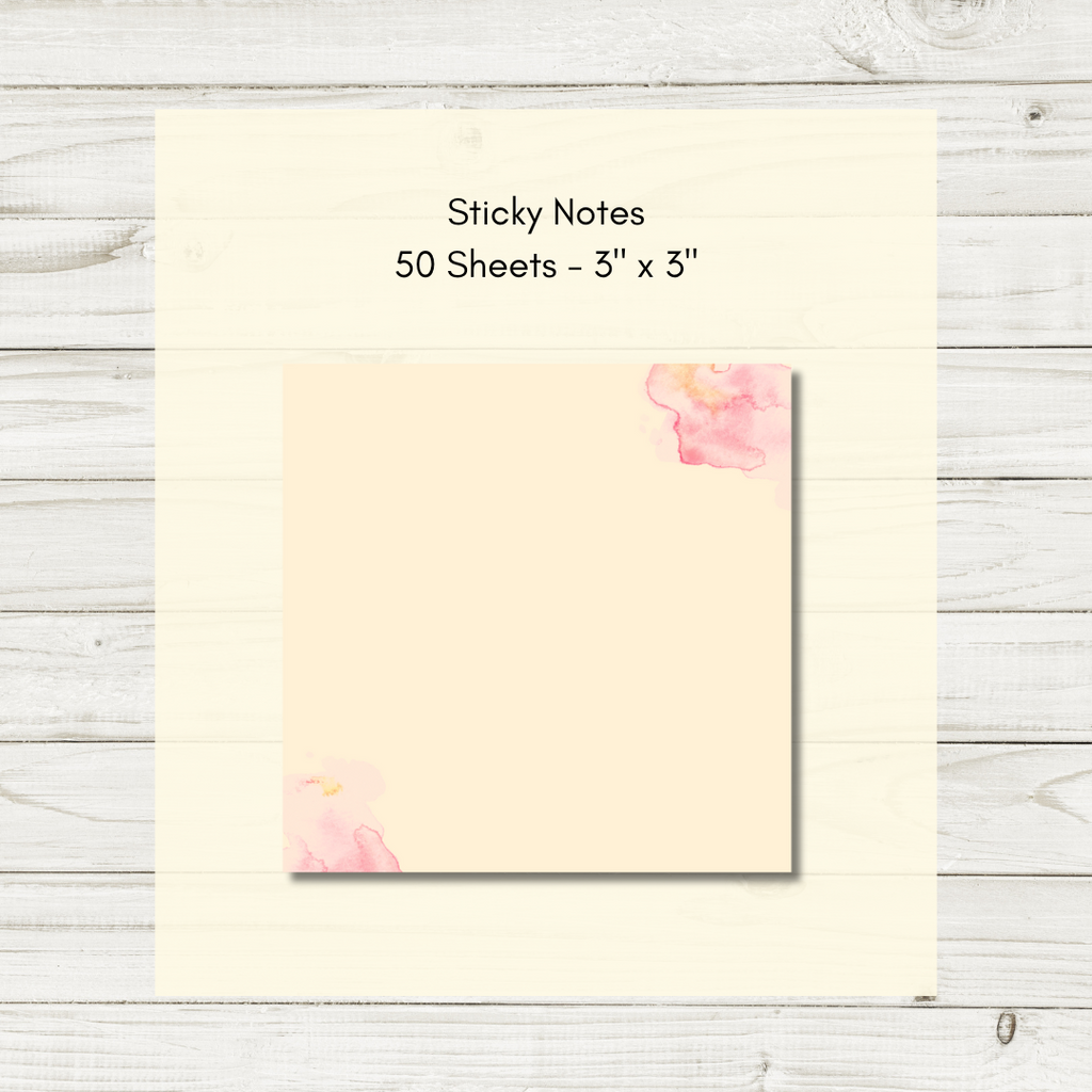 Watercolor Sticky Notes