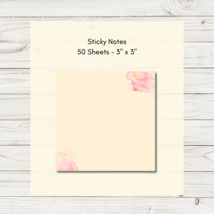 Watercolor Sticky Notes