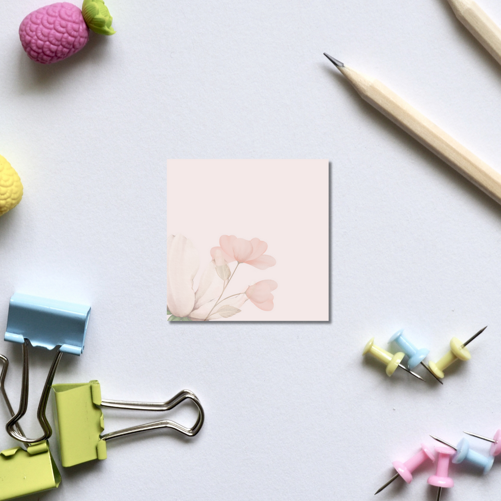 Floral Sticky Notes