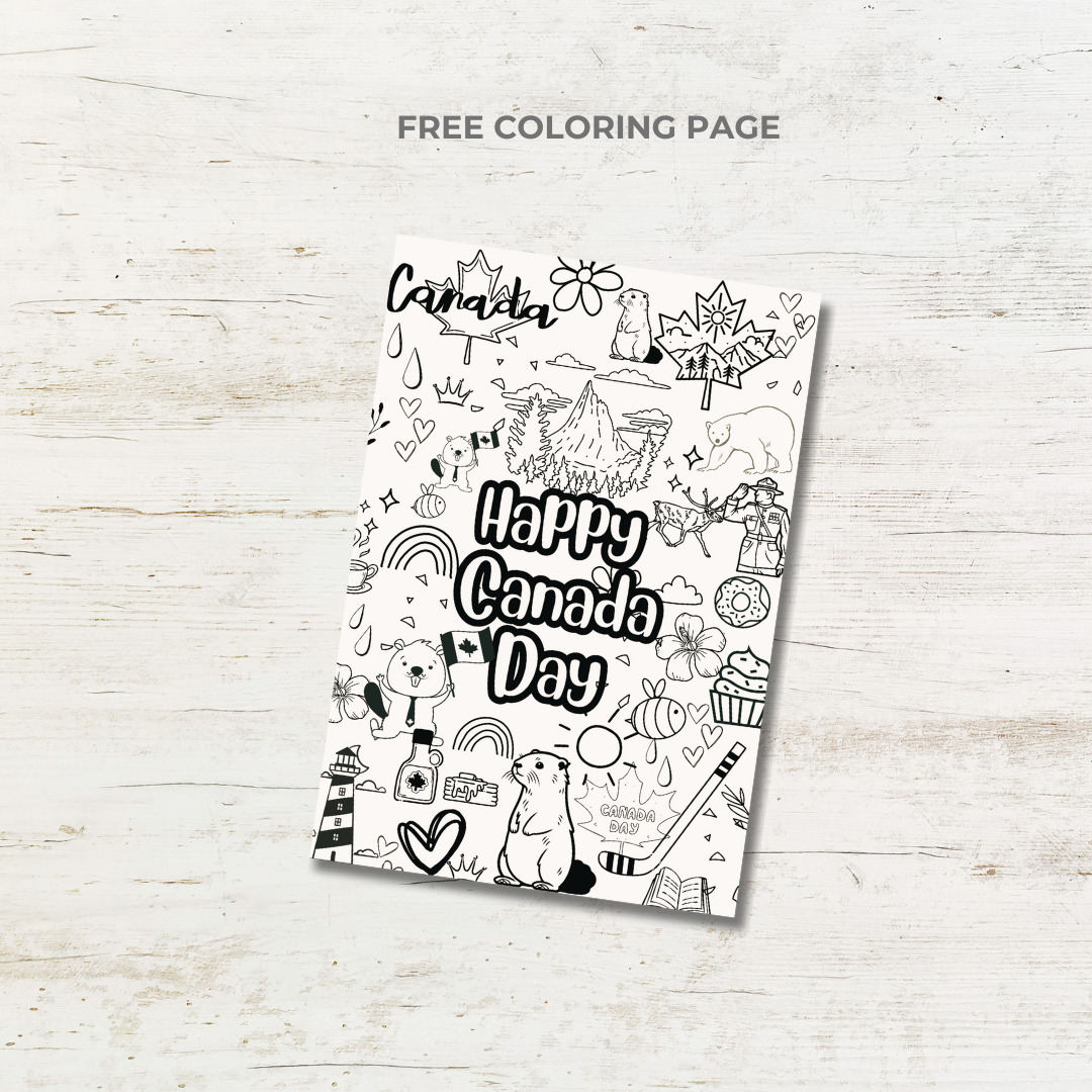 Canada Day Coloring Page