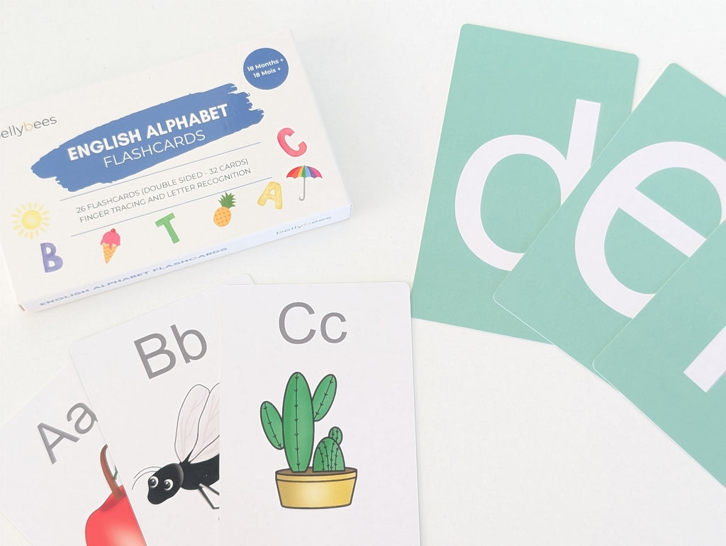 English Alphabet flashcards cards