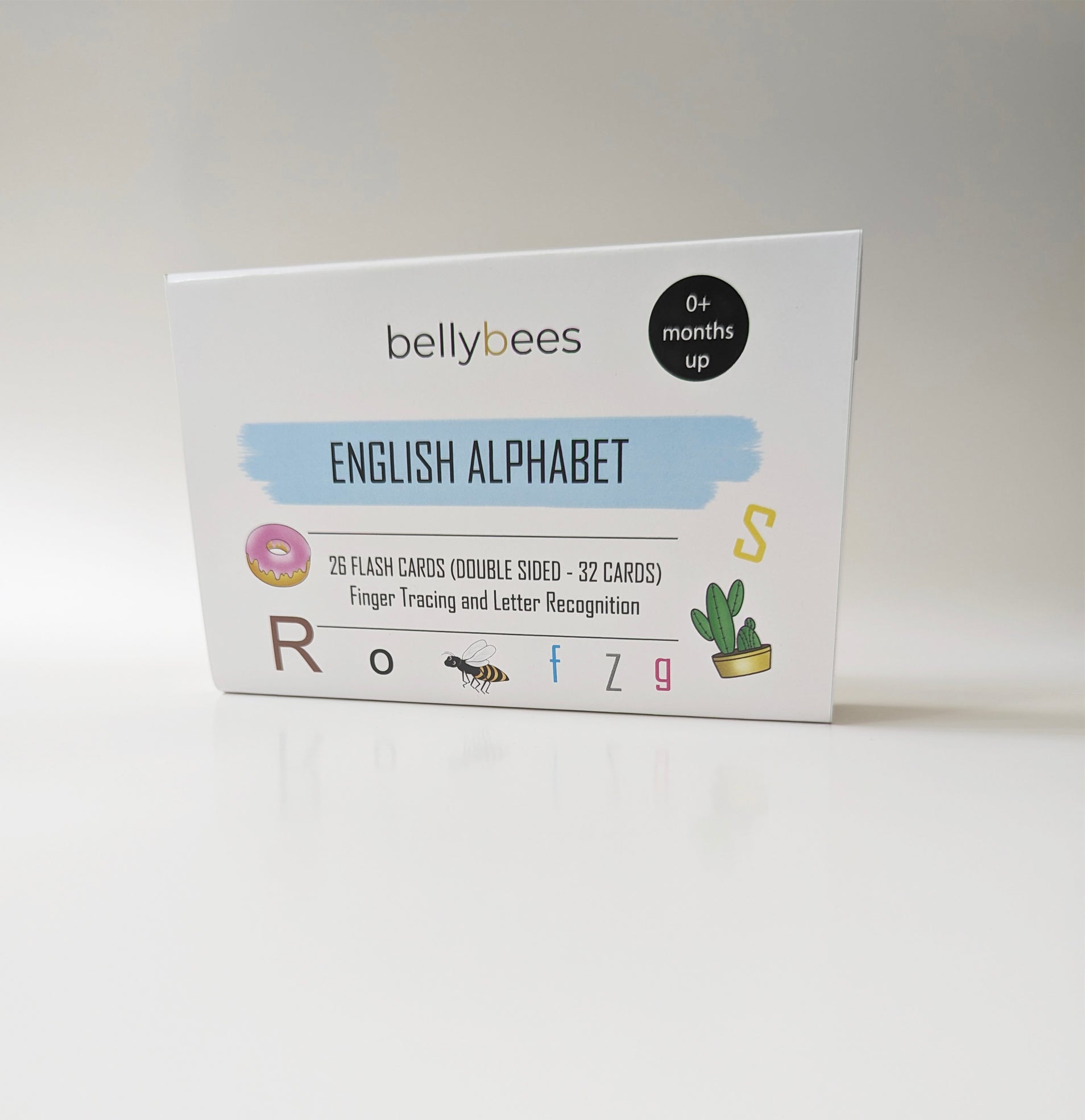 English Alphabet flashcards pack standing