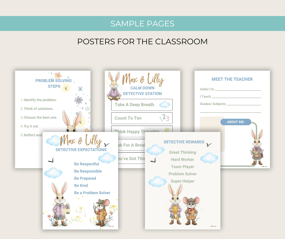 Classroom Welcome Kit Printable - DIGITAL DOWNLOAD