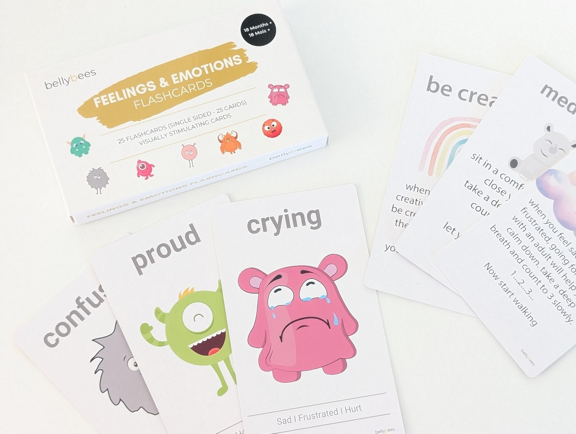 Feeling and Emotions Flashcard Cards