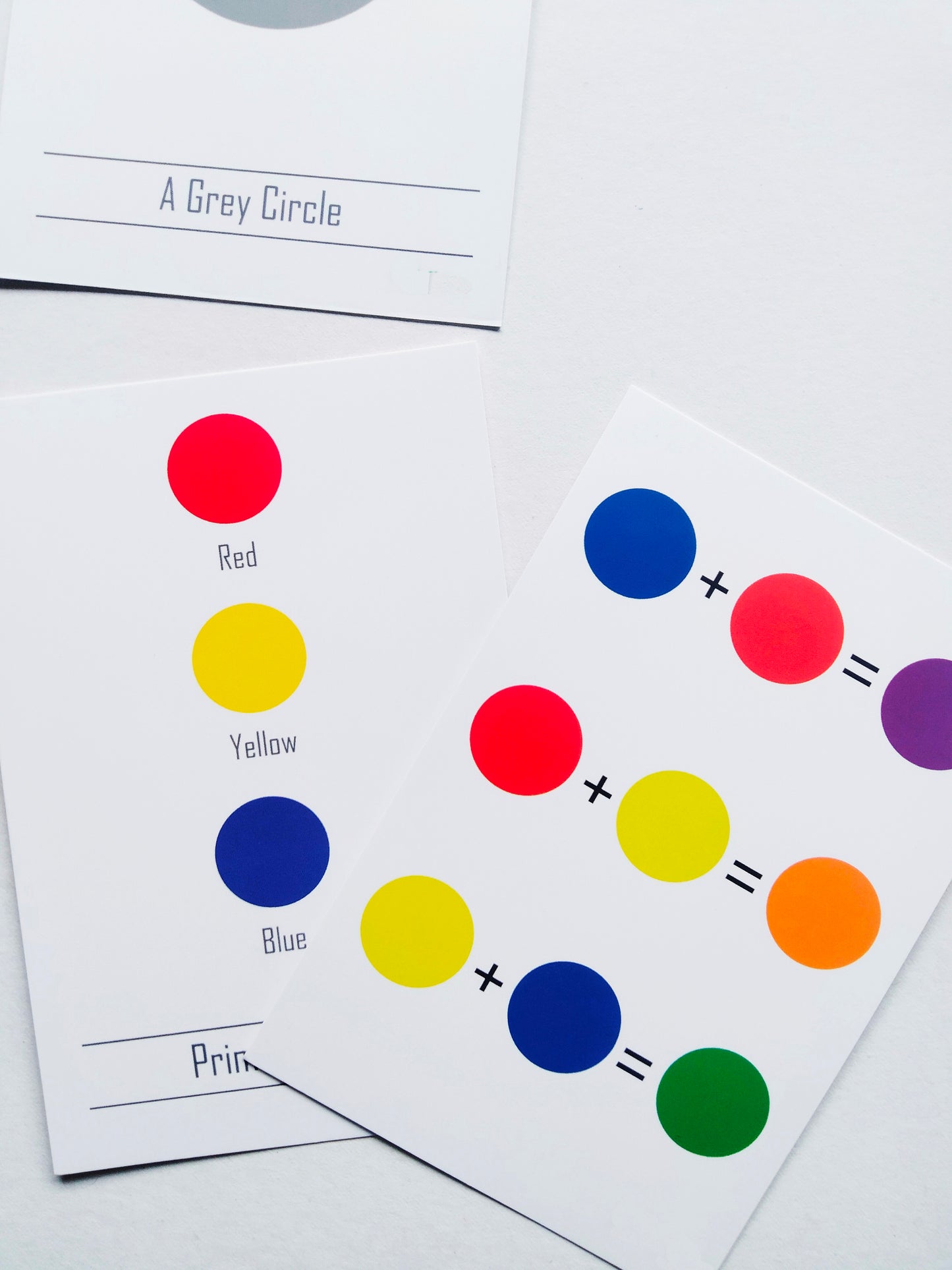 Shapes and Colors Flash Cards, DIGITAL DOWNLOAD