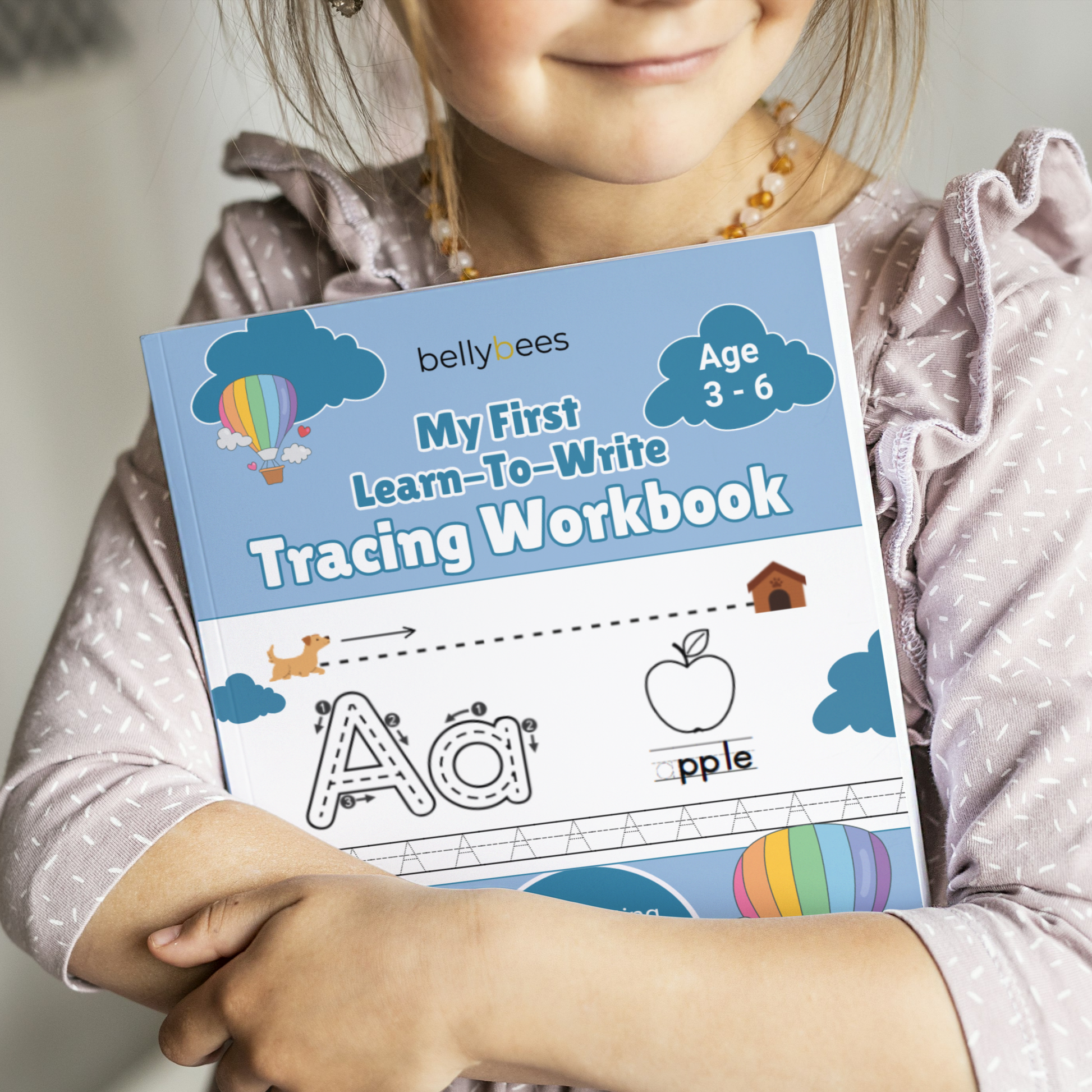 My First Learn to Write tracing ABC Book with child