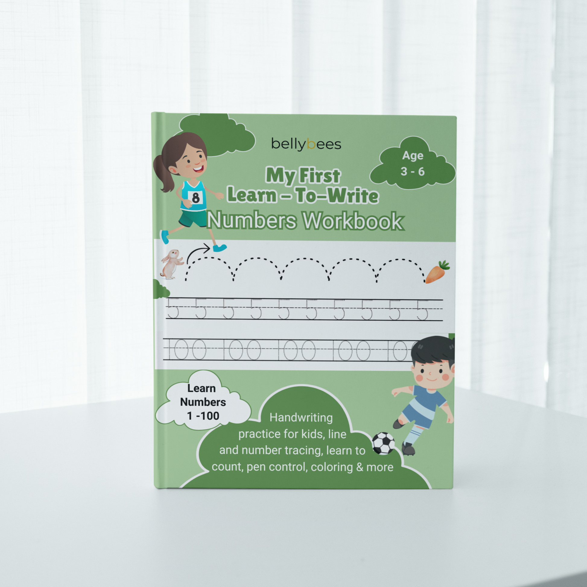 My First Learn to write number workbook standing