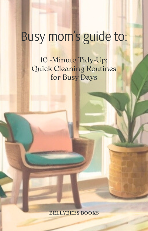 Busy moms guide to 10-Minute Tidy-Up: Quick Cleaning Routines for Busy Days E-BOOK
