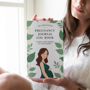 Pregnancy Journal Log Book holding