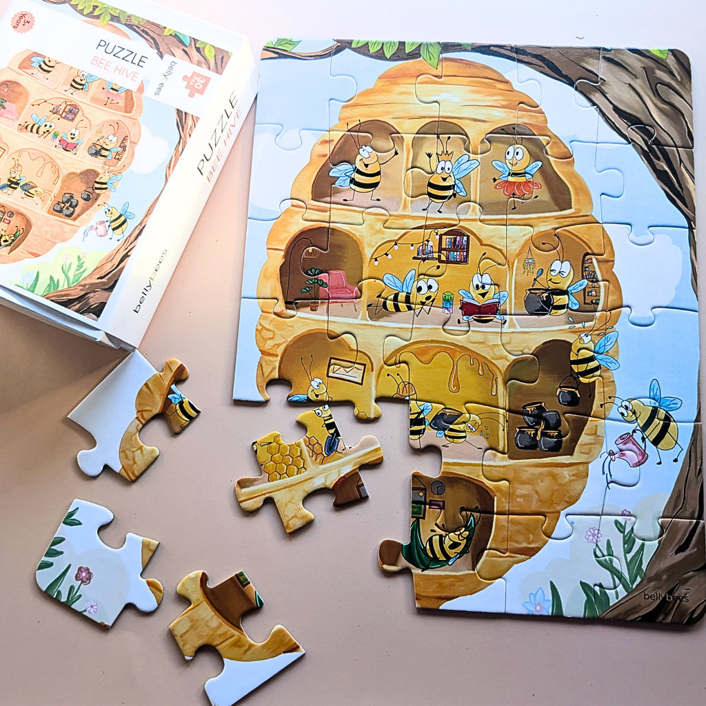 Beehive Kids Puzzle — 30-Piece Educational Jigsaw Puzzle