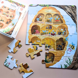 Beehive Kids Puzzle — 30-Piece Educational Jigsaw Puzzle