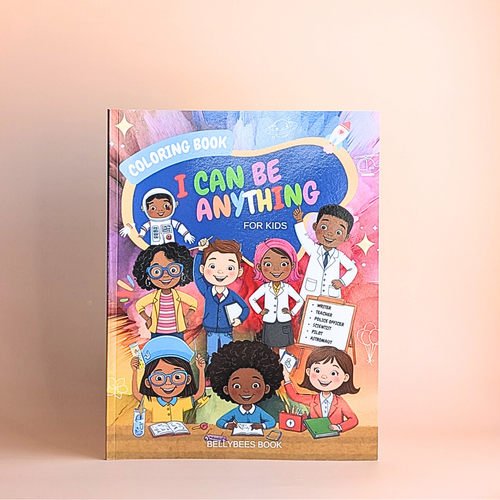 "I can be anything" coloring book for kids