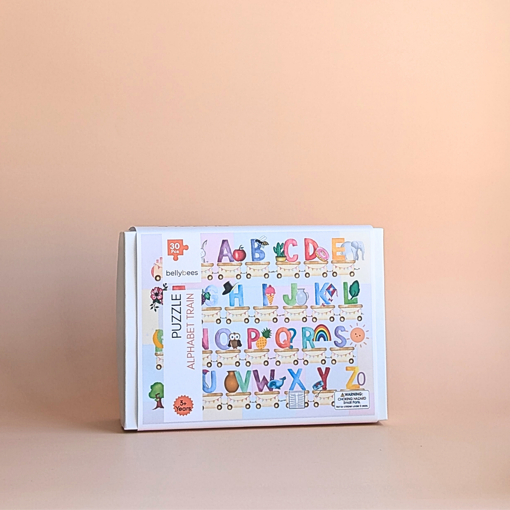 Alphabet Train Puzzle for Kids (30-Piece Educational Puzzle)