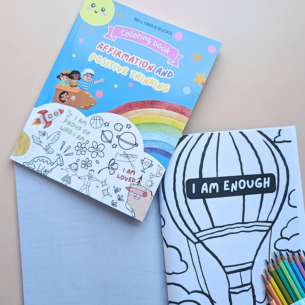 Affirmation and Positive Thinking Coloring Book for Kids