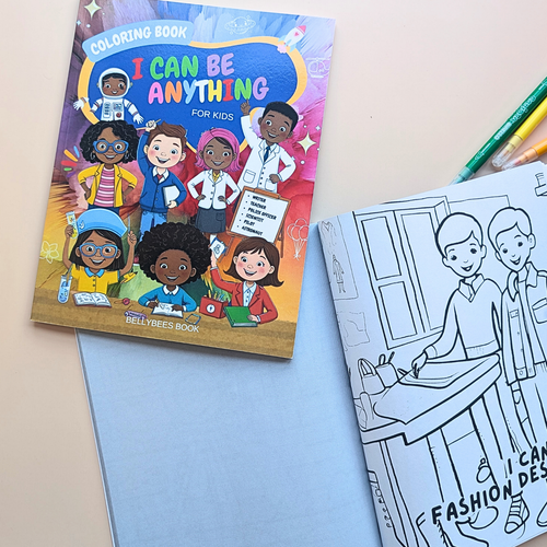 "I can be anything" coloring book for kids